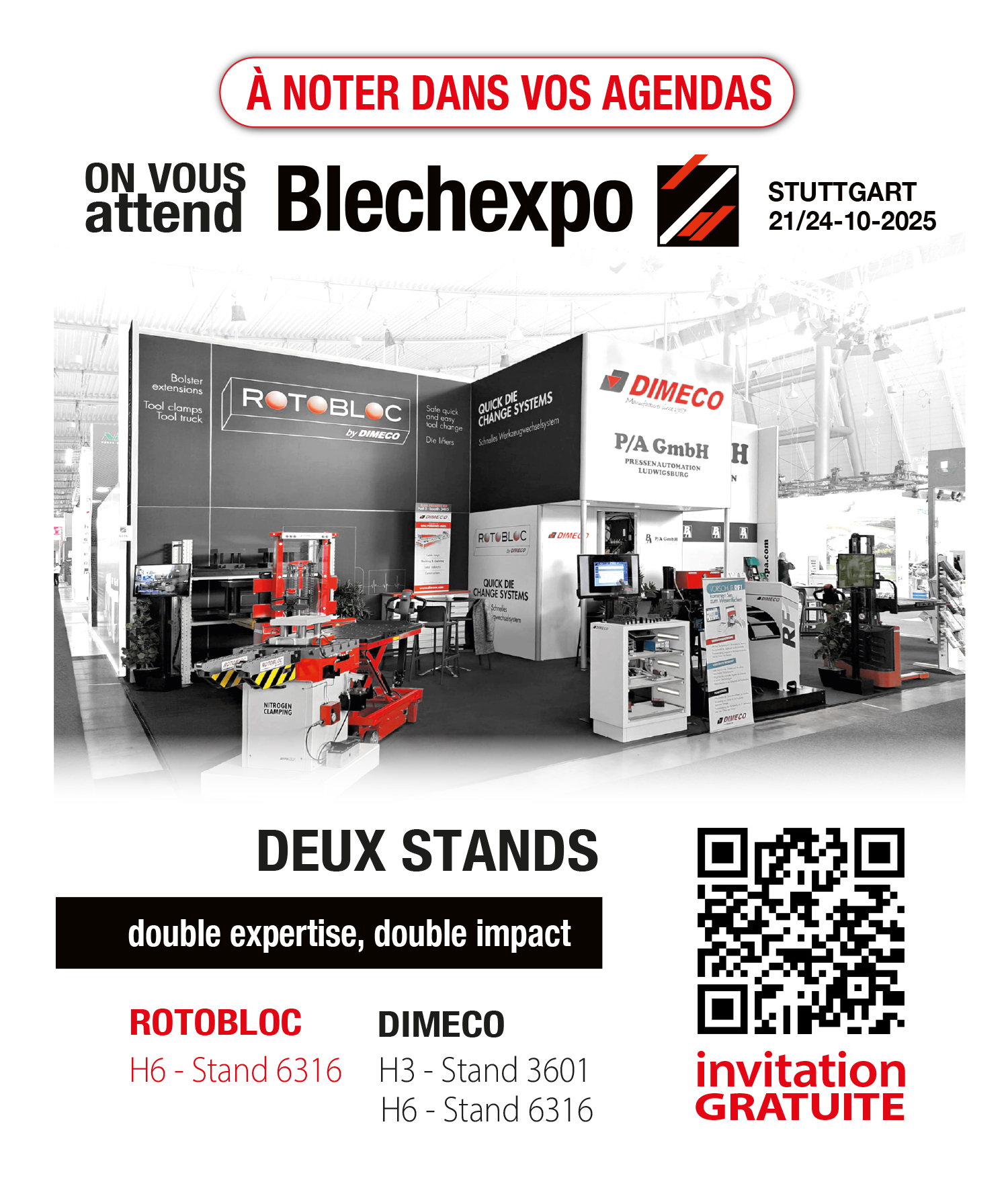 DIMECO vous donne rendez-vous à Blechexpo 2025 !